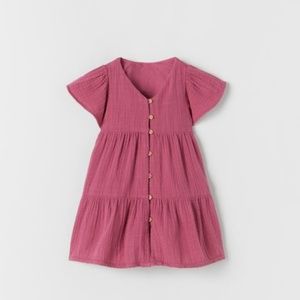 Zara Toddler Tiered Textured Dress